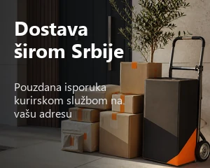 Dostava širom Srbije. Isporuka kurirskom službom na adresu.